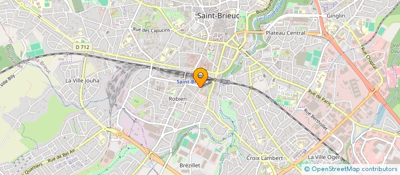 localisation de l'entreprise CSR HOLDING à SAINT-BRIEUC