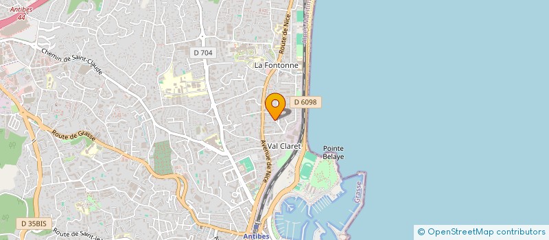 localisation de l'entreprise CSR VILLENEUVE à ANTIBES