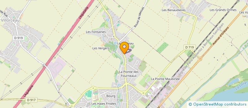 localisation de l'entreprise CSRI à BEAUGENCY