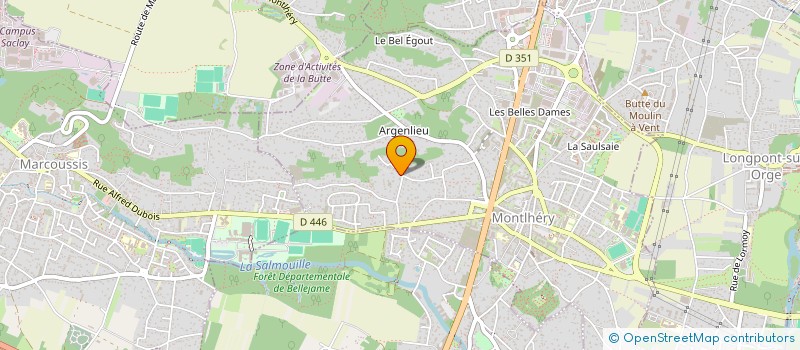 localisation de l'entreprise CSRM  MONTLHERY