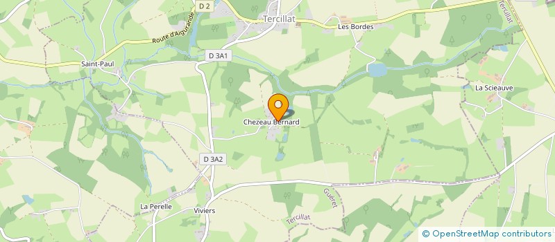 localisation de l'entreprise CSS 23  TERCILLAT