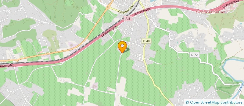 localisation de l'entreprise CSS  VIDAUBAN