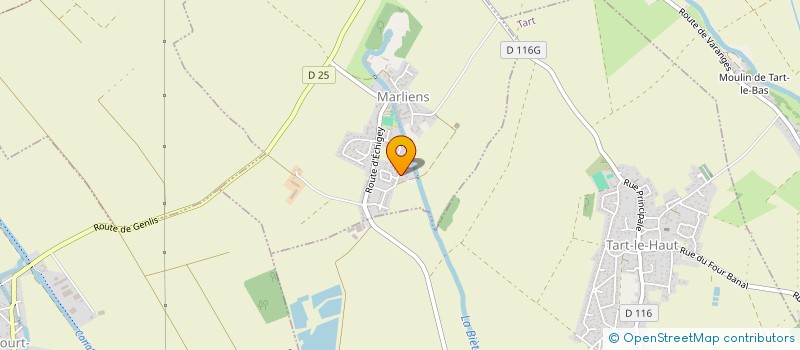 localisation de l'entreprise CSS IMMO  MARLIENS