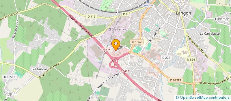 localisation de l'entreprise CSSB à LANGON