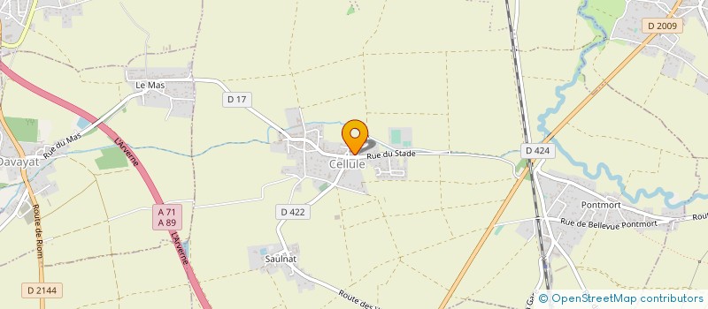 localisation de l'entreprise CSSB PONEY CLUB  SAINT-BONNET-PRES-RIOM