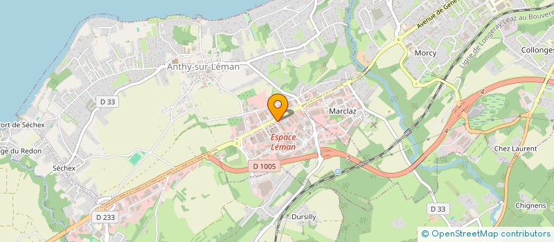 localisation de l'entreprise CSSI RHONE ALPES  ANTHY-SUR-LEMAN