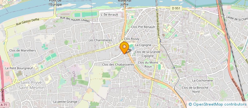 localisation de l'entreprise CSSO PH à ORLEANS