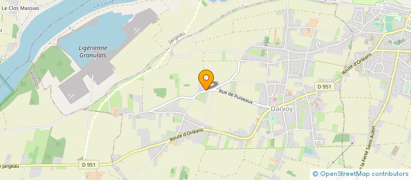 localisation de l'entreprise CST à DARVOY