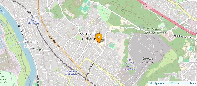 localisation de l'entreprise CST INVEST  CORMEILLES-EN-PARISIS