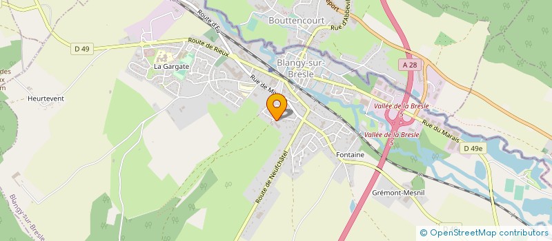 localisation de l'entreprise CST PROFRET à BLANGY-SUR-BRESLE