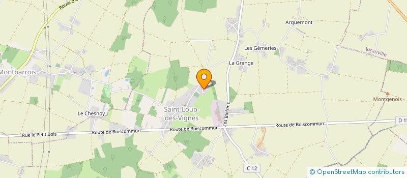 localisation de l'entreprise CST SARL  SAINT-LOUP-DES-VIGNES