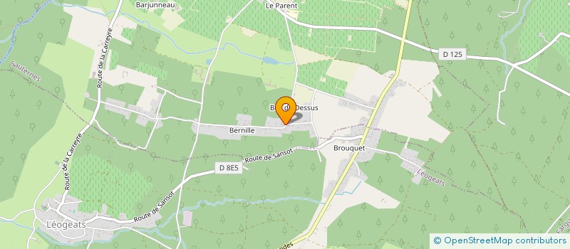 localisation de l'entreprise CSTB  SAUTERNES