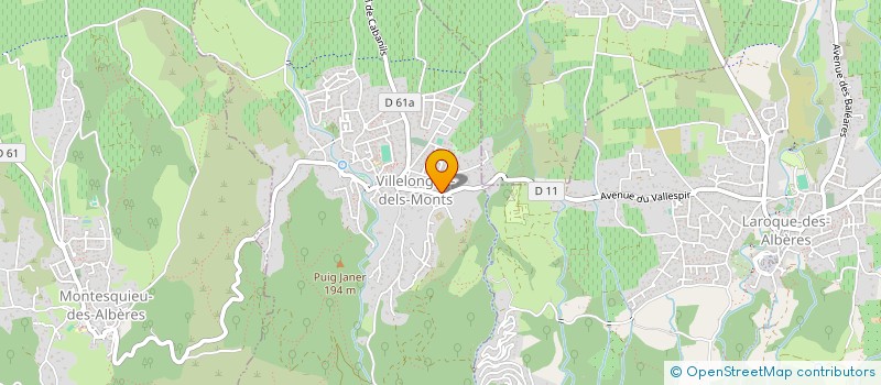 localisation de l'entreprise CSTM  VILLELONGUE-DELS-MONTS