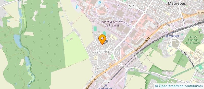 localisation de l'entreprise CSTT à COIGNIERES