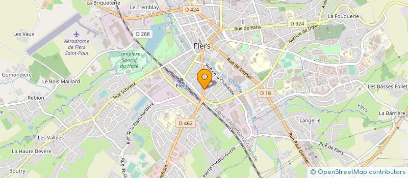 localisation de l'entreprise CSTV 23 à FLERS