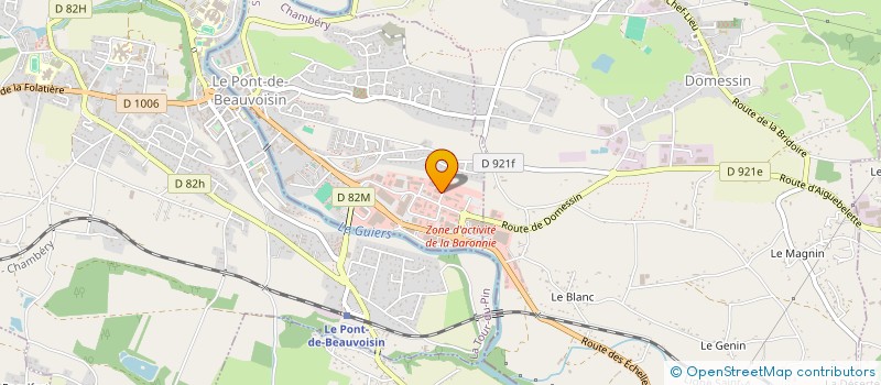 localisation de l'entreprise CSV 73 à LE PONT-DE-BEAUVOISIN
