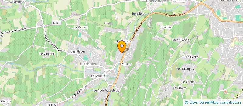 localisation de l'entreprise CSV  PORTE DES PIERRES DOREES