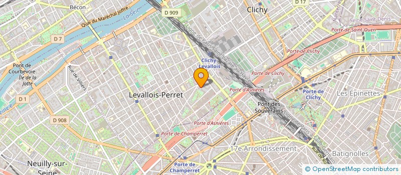 localisation de l'entreprise CSV à LEVALLOIS-PERRET
