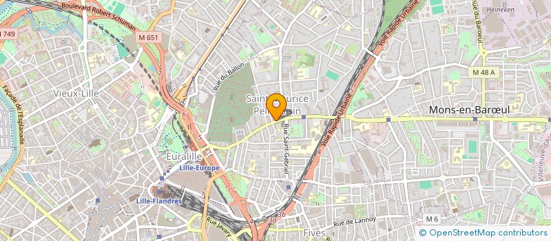 localisation de l'entreprise CSV AUTOMOBILE à LILLE