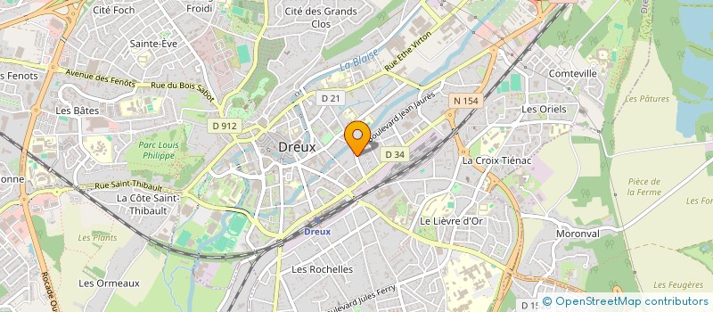 localisation de l'entreprise CSV SARL à DREUX