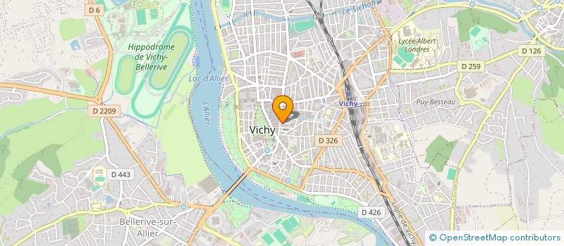 localisation de l'entreprise CSVJ à VICHY