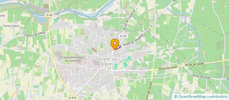 localisation de l'entreprise CSVL84  CAMARET-SUR-AIGUES