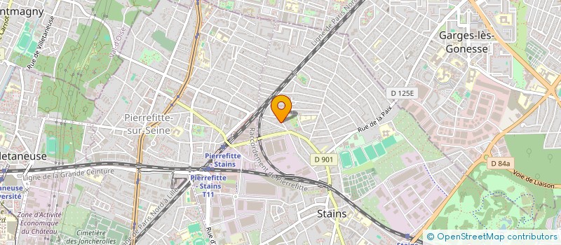 localisation de l'entreprise CSW  STAINS