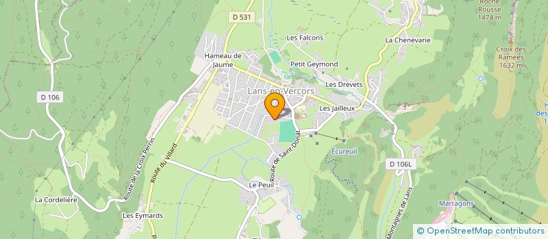 localisation de l'entreprise CSW CONSEIL  LANS-EN-VERCORS