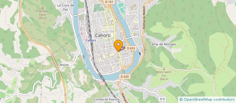 localisation de l'entreprise CSX IMMOBILIER  CAHORS