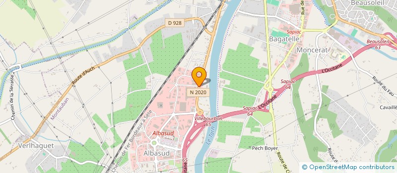 localisation de l'entreprise CSX MONTAUBAN  MONTAUBAN