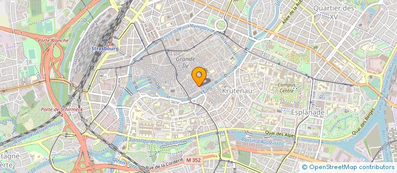 localisation de l'entreprise CT à STRASBOURG