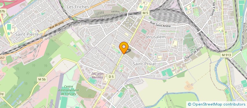 localisation de l'entreprise CT 57  MONTIGNY-LES-METZ