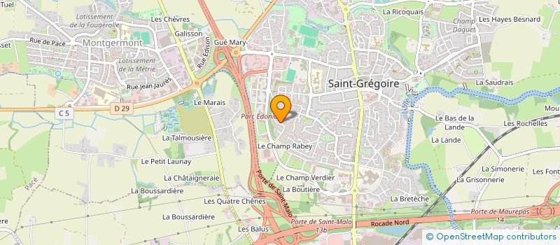 localisation de l'entreprise CT  SAINT-GREGOIRE