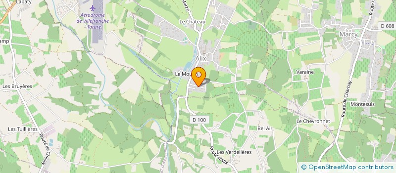 localisation de l'entreprise CT ALIX  ALIX