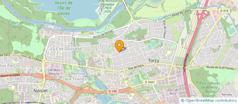 localisation de l'entreprise CT AMBULANCE  TORCY