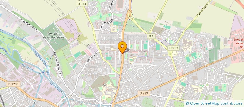 localisation de l'entreprise CT AMIENS NORD à AMIENS