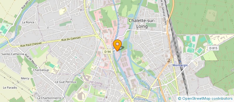 localisation de l'entreprise CT AUTO CHALETTOIS  CHALETTE-SUR-LOING