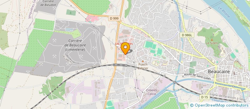 localisation de l'entreprise CT BEAUCAIRE  BEAUCAIRE