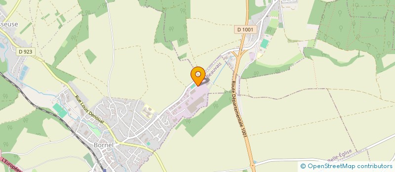 localisation de l'entreprise CT BORNEL  BORNEL