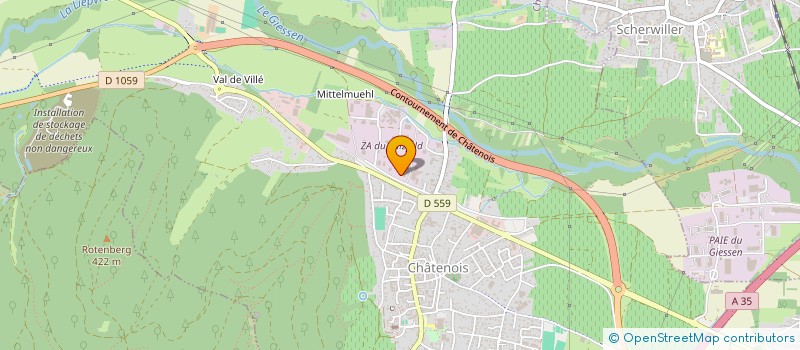 localisation de l'entreprise CT CHATENOIS  CHATENOIS