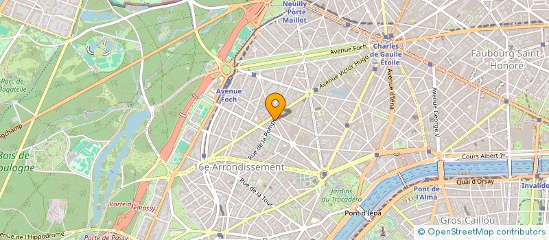 localisation de l'entreprise CT CHIRURGICAL DOCTEURS MARCHAC & ARNAUD  PARIS