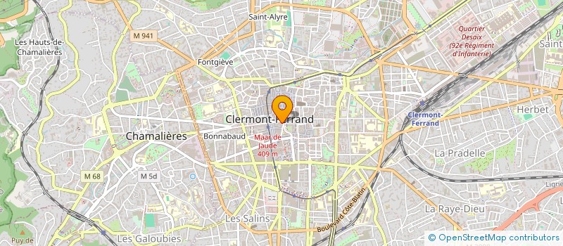 localisation de l'entreprise CT CLERMONT 2  CLERMONT-FERRAND