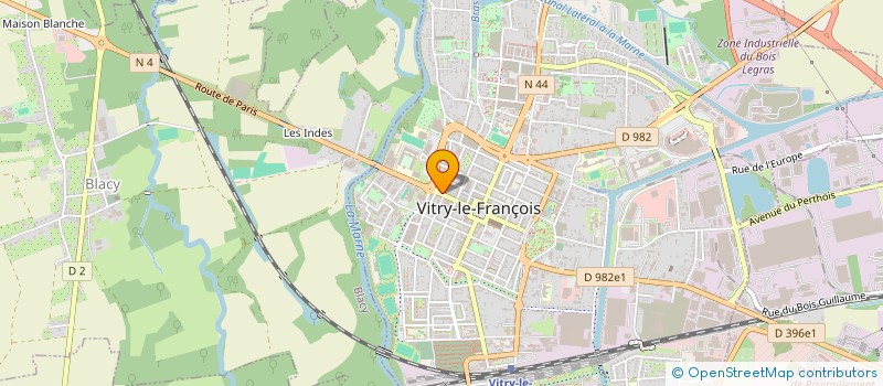 localisation de l'entreprise CT CONCEPT  LOISY-SUR-MARNE