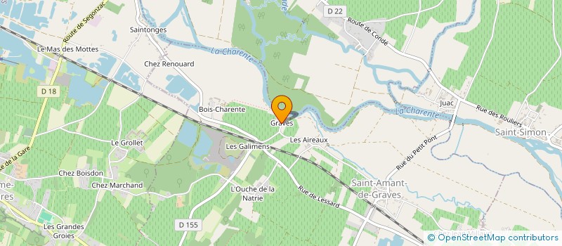 localisation de l'entreprise CT CONFORT  MOSNAC-SAINT-SIMEUX