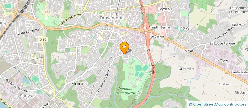 localisation de l'entreprise CT CONSEILS PRO33 à FLOIRAC