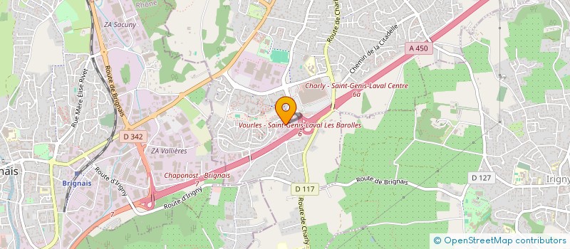localisation de l'entreprise CT CORETECHNOLOGIE VENTE à SAINT-GENIS-LAVAL