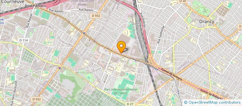 localisation de l'entreprise CT CUP T- RAPY  DRANCY