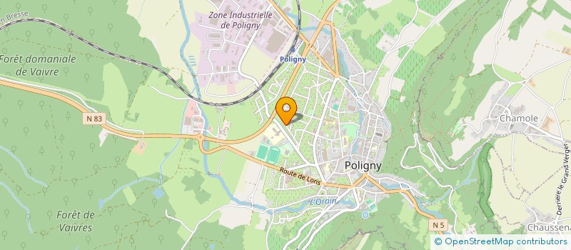 localisation de l'entreprise CT DECORATION  POLIGNY