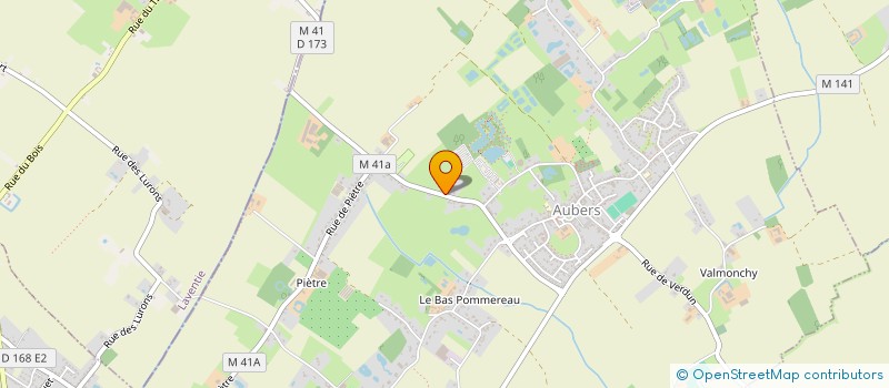localisation de l'entreprise CT DEVELOPPEMENT à AUBERS