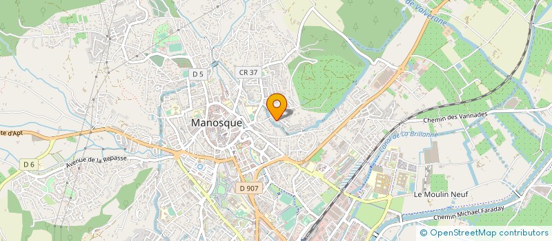 localisation de l'entreprise CT DIAGNOSTICS à MANOSQUE